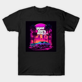 grand theft auto 6 - CAR _002 T-Shirt